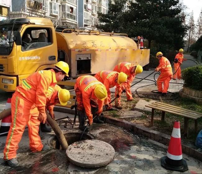 调楼镇市政管道清淤