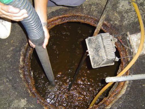 调楼镇隔油池清理